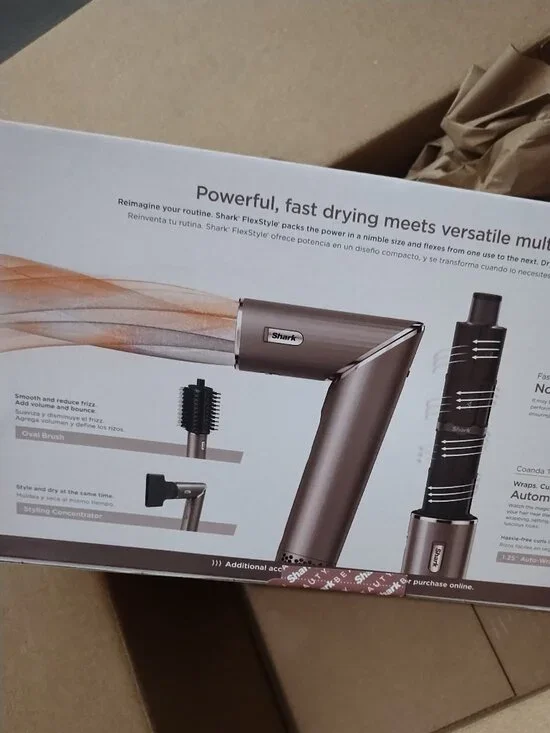 Shark FlexStyle Air Styling & Drying System HD431BR Mocha Brand New In The Box - Picture 8 of 8
